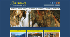 Desktop Screenshot of experiencemountainparks.com